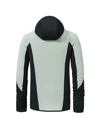 SCHÖFFEL | Chaqueta polar para hombre Lodron M con capucha | hellgrau